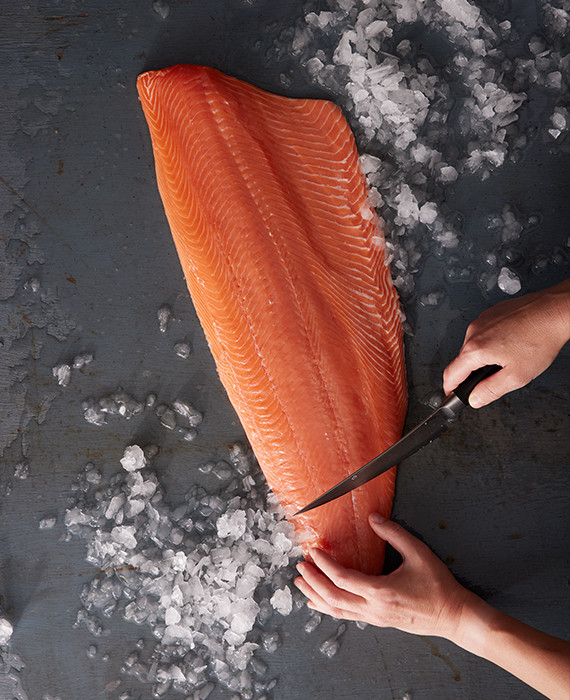 Alaska King Salmon Fillet “Oscar” by Chef Keoni Chang